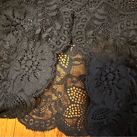 VICTORIA'S SECRET LACIE PUSH UP BODY LACE SLIP SUIT BRA DRESS Black 34C (j10 - Picture 14 of 14